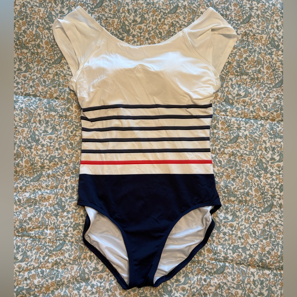 Lands' End White Swimsuit New!